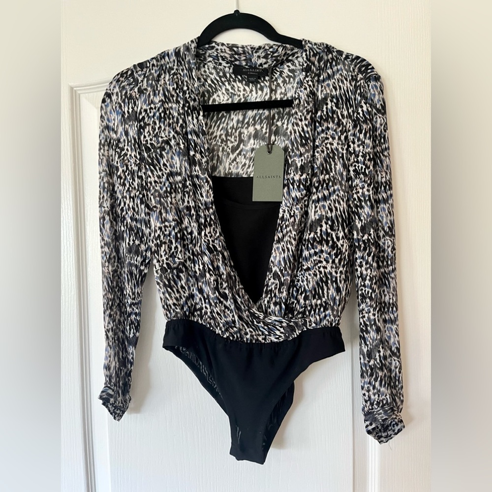 All Saints NWT Long Sleeve Bodysuit